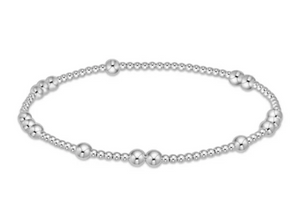 Hope Unwritten Sterling Silver Bead Bracelet