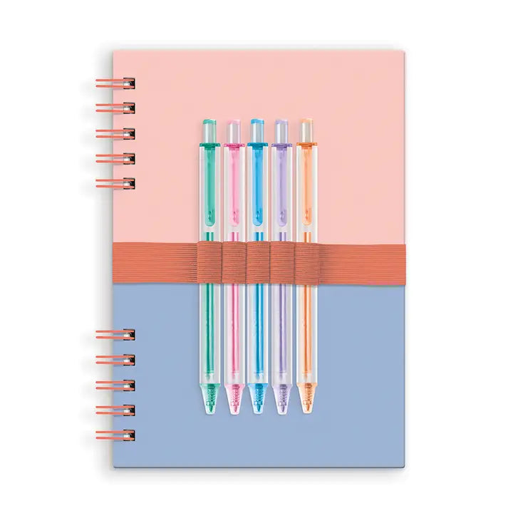 Coral & Salt Water Spiral Notebook