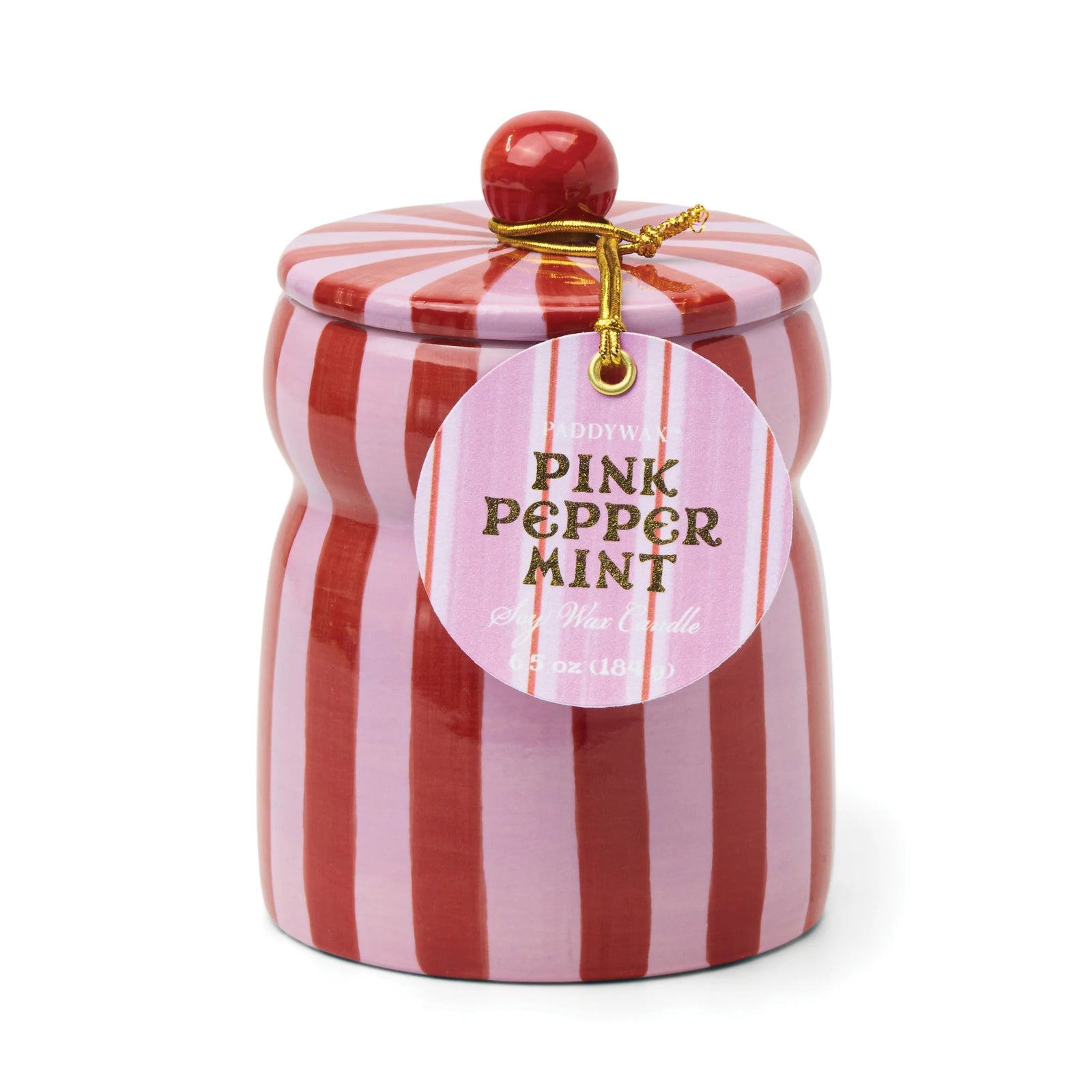 Cabana Candle- Red/Pink