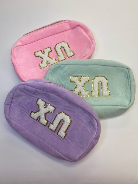 Chi Omega Cosmetic Pouch (FINAL SALE)