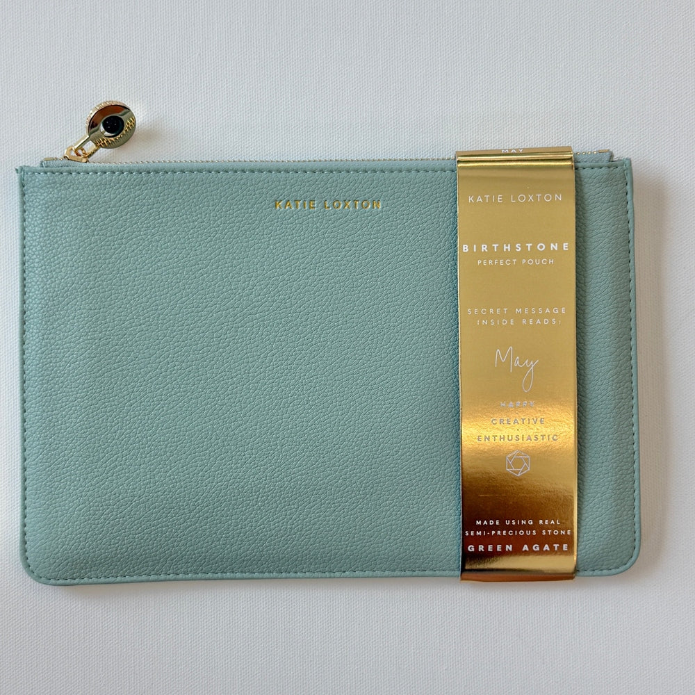 Birthstone Pouch - May - Sage