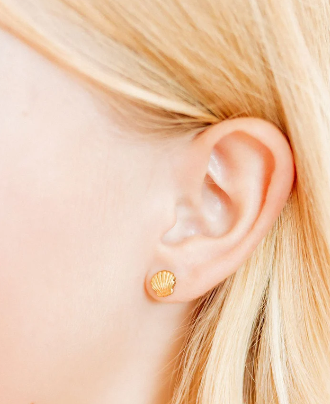 Screwback Stud - Marina Shell