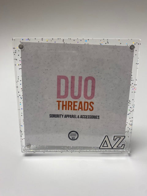 Delta Zeta Glitter Frame (FINAL SALE)