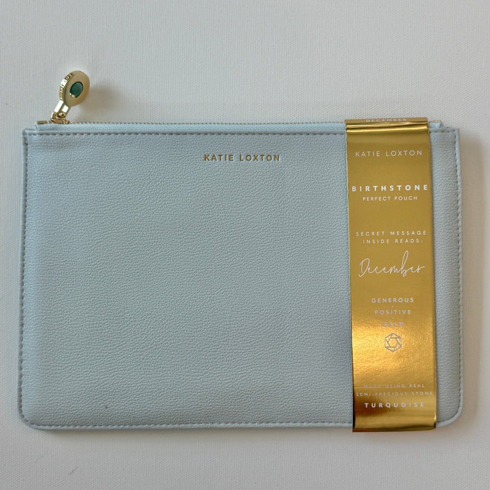Birthstone Pouch - December - Light Blue