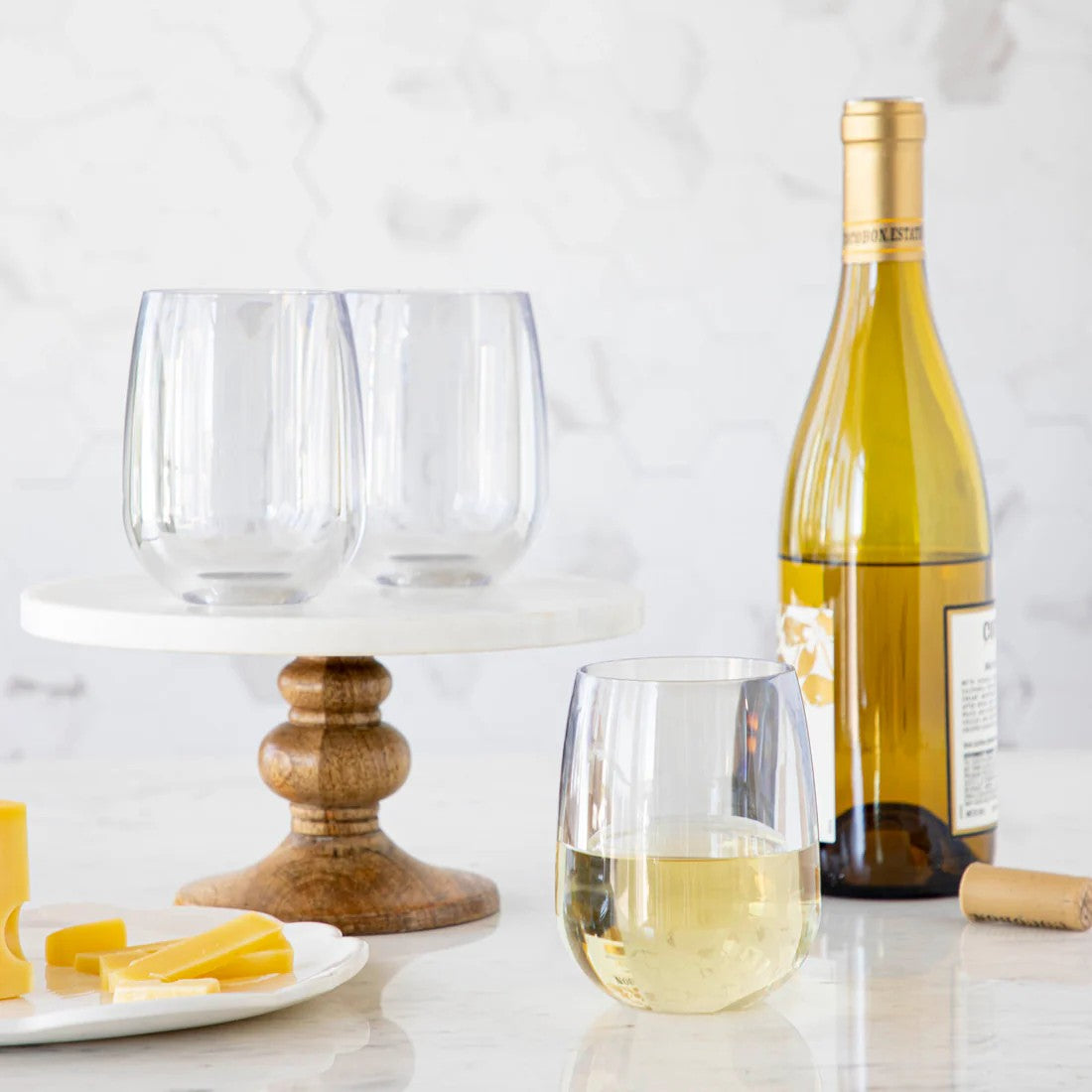 Acrylic Stemless Wine - Clear