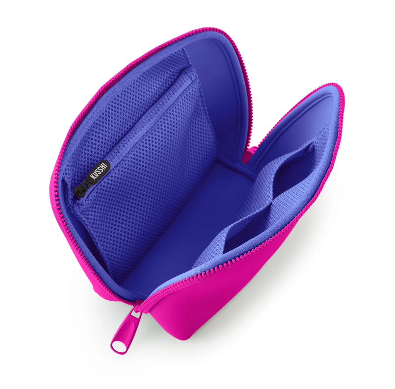 Neoprene Makeup Bag- Pink