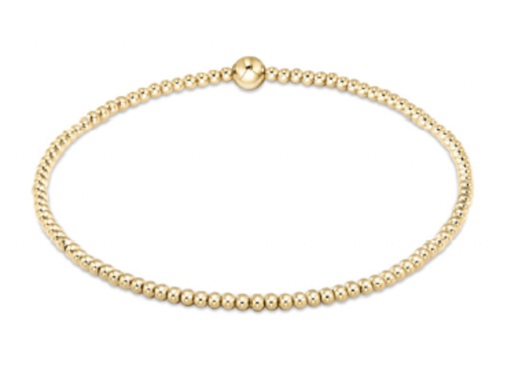 Classic Gold Bead Bracelet