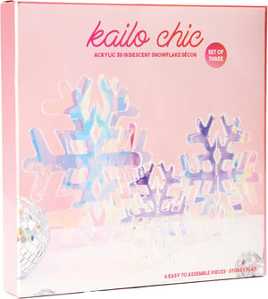 Iridescent Acrylic Snowflake