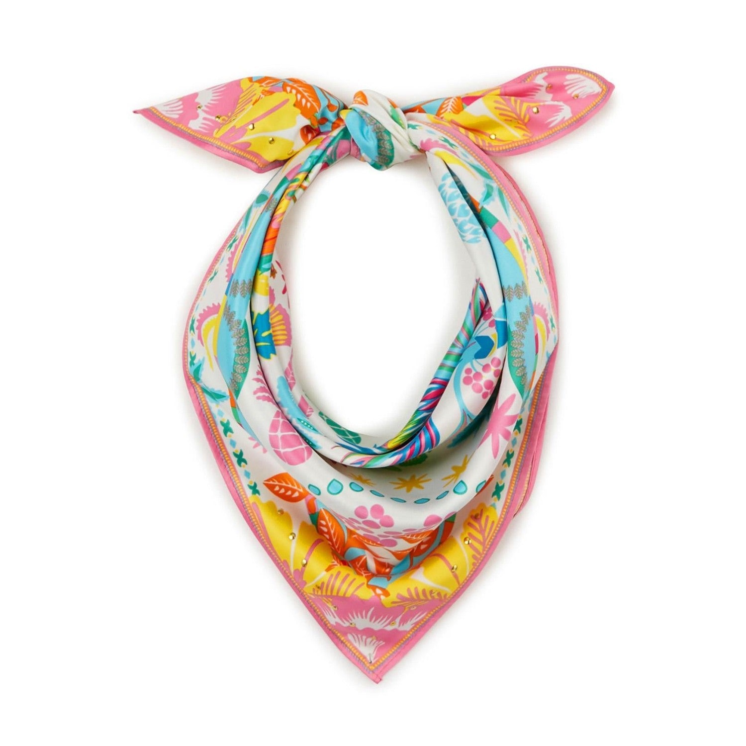 Babouchka Blanc Mini Scarf