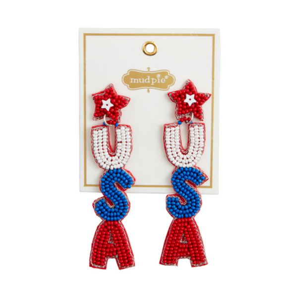 4th of July Earring