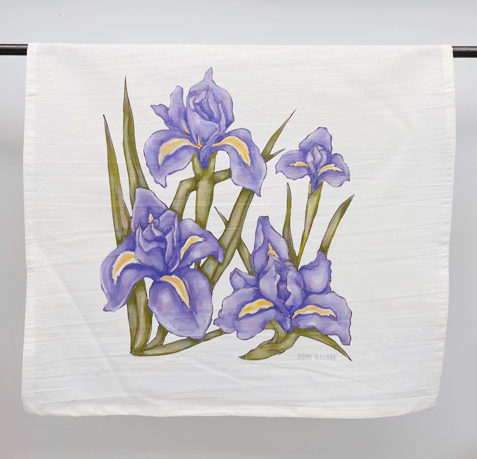 Purple Iris Towel