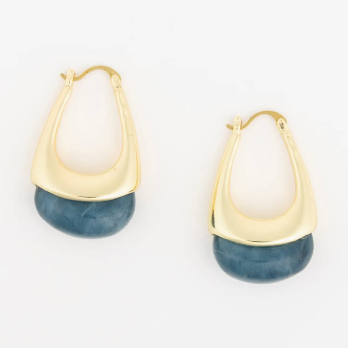 Talia Teal Earrings