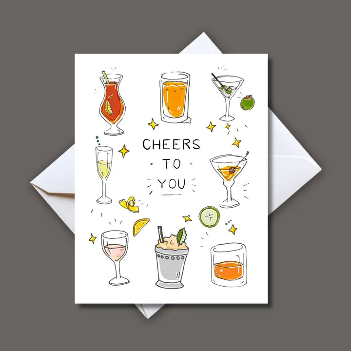 Cheers to You Greeting Card