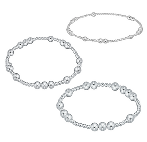 Hope Unwritten Sterling Silver Bead Bracelet