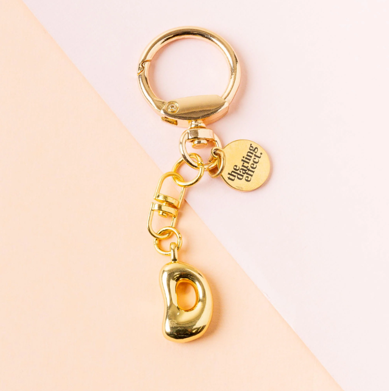 Bubble Letter Keychain