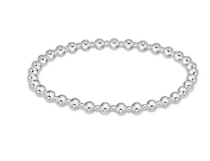 Classic Grateful Sterling Silver Bead Bracelet