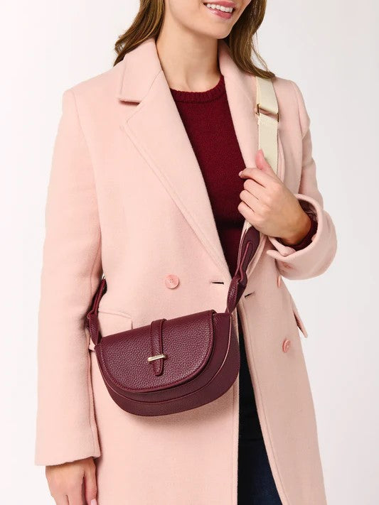 Alba Crossbody- Wine
