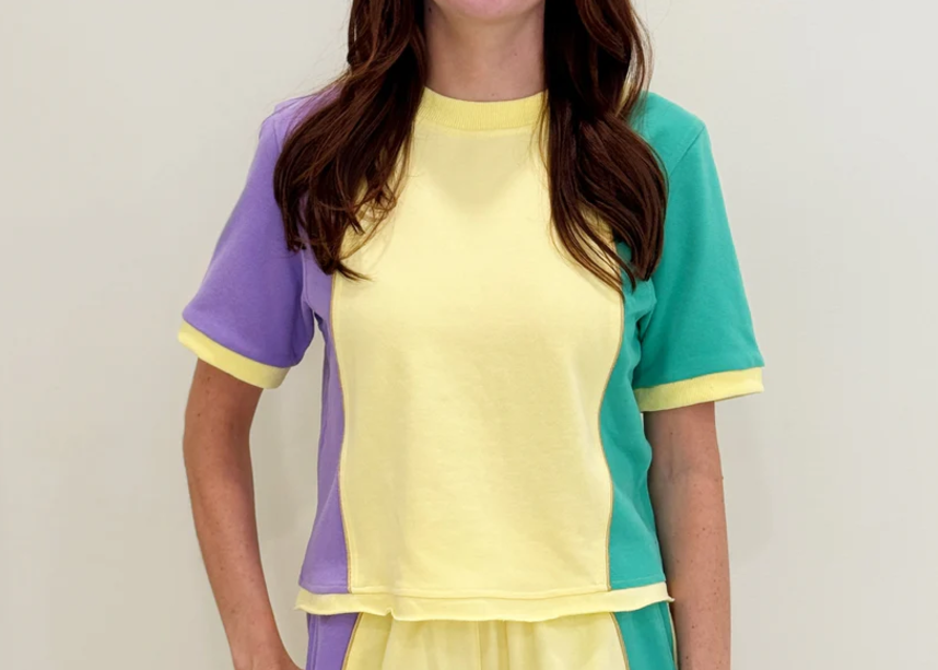 Mardi Colorblock Top