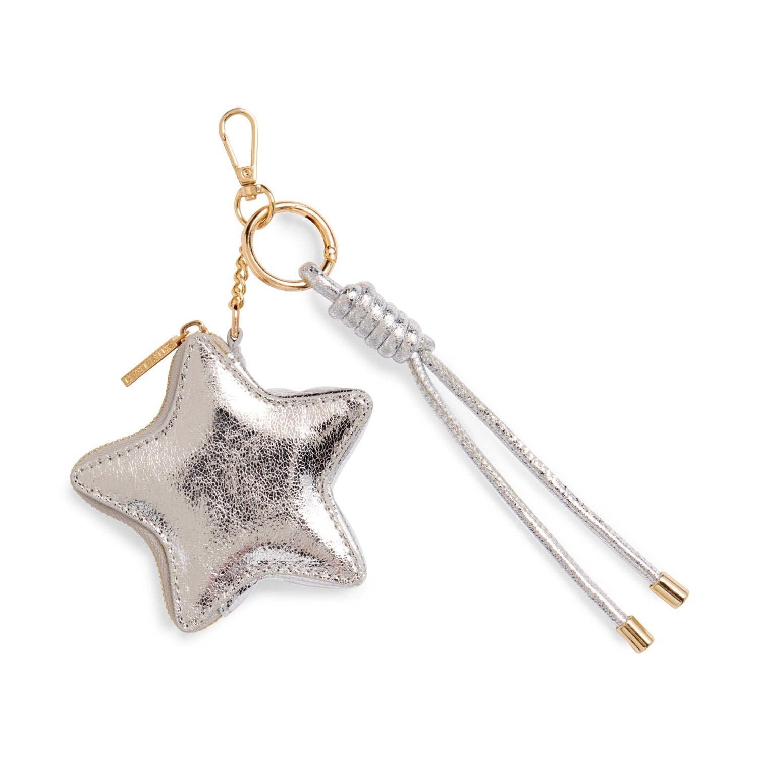 Star Pouch Bag Charm- Silver FINAL SALE