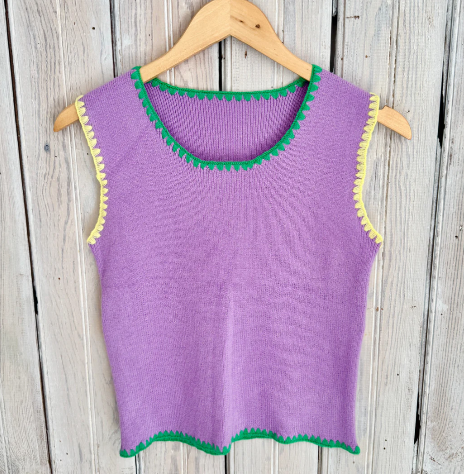 Mardi Pastel Knit Tank