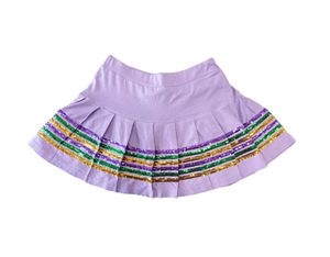 Junior Sequin Skort Lavender