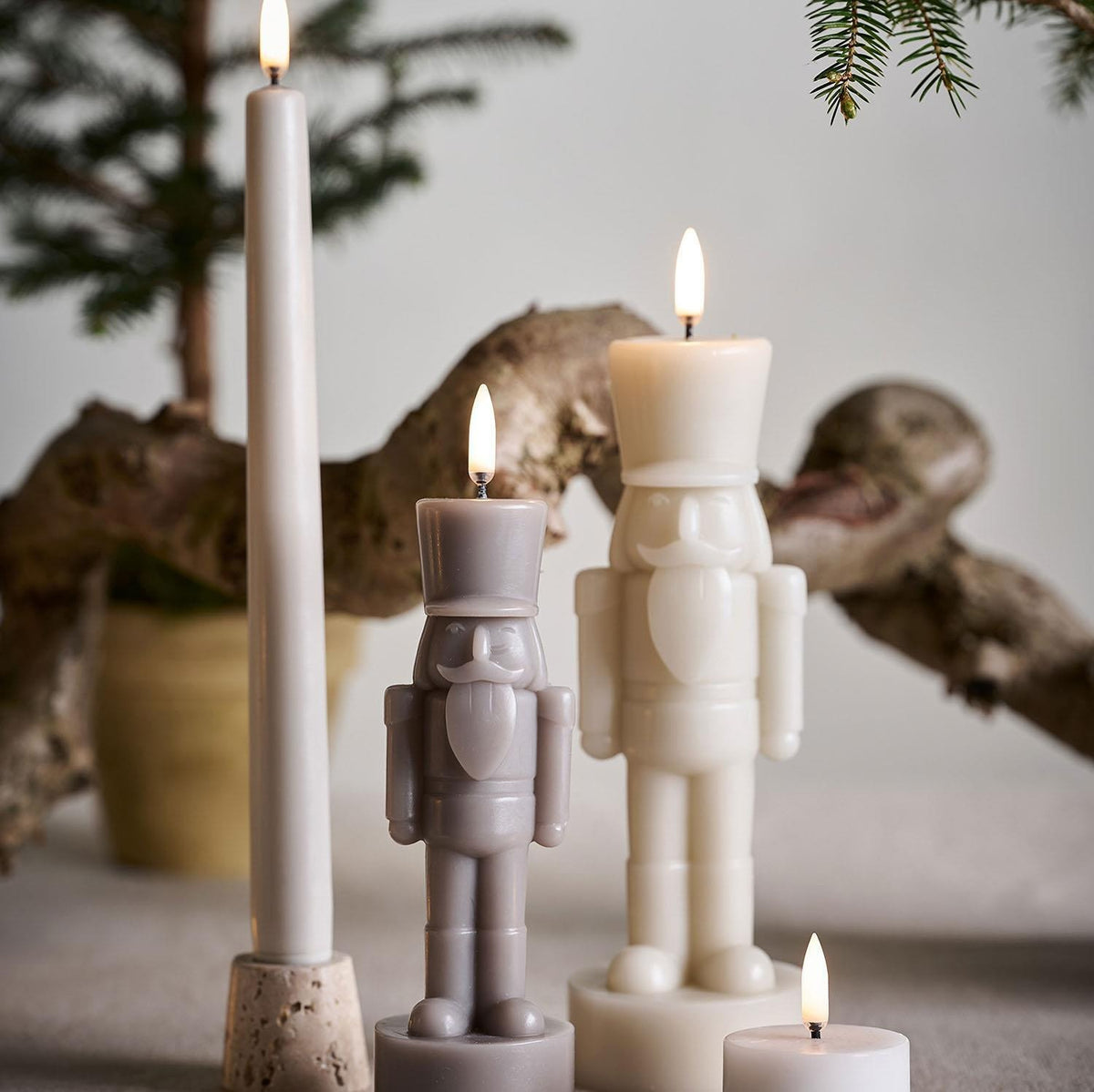 LED Nutcracker Candle - Small