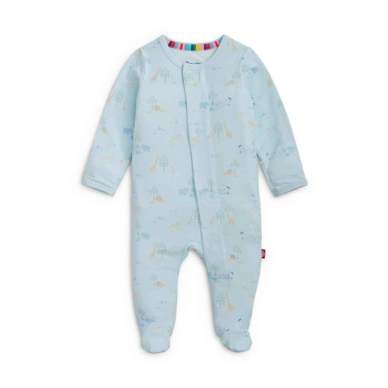Blue Serene Safari Footie