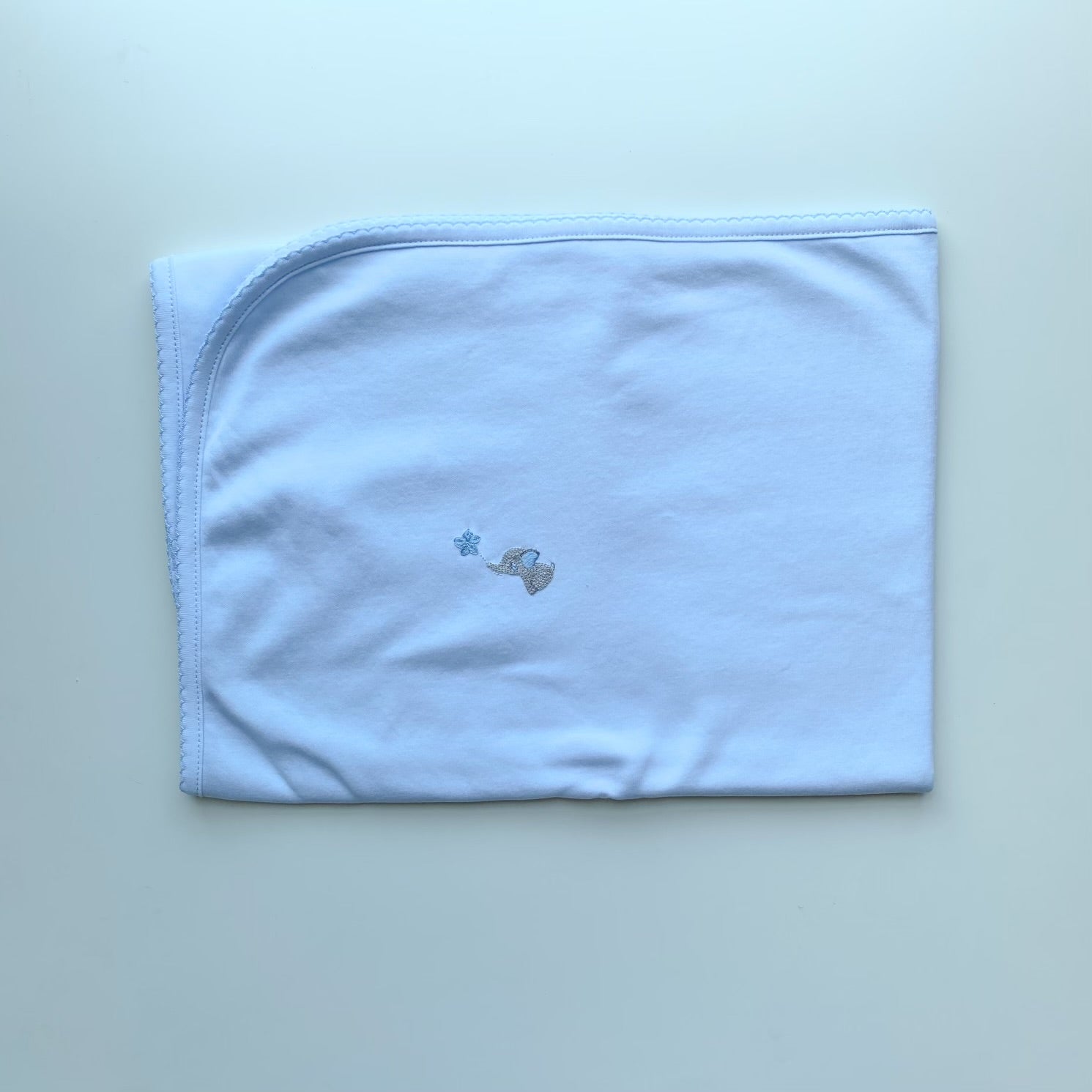 Blue Elephant Blanket (FINAL SALE)