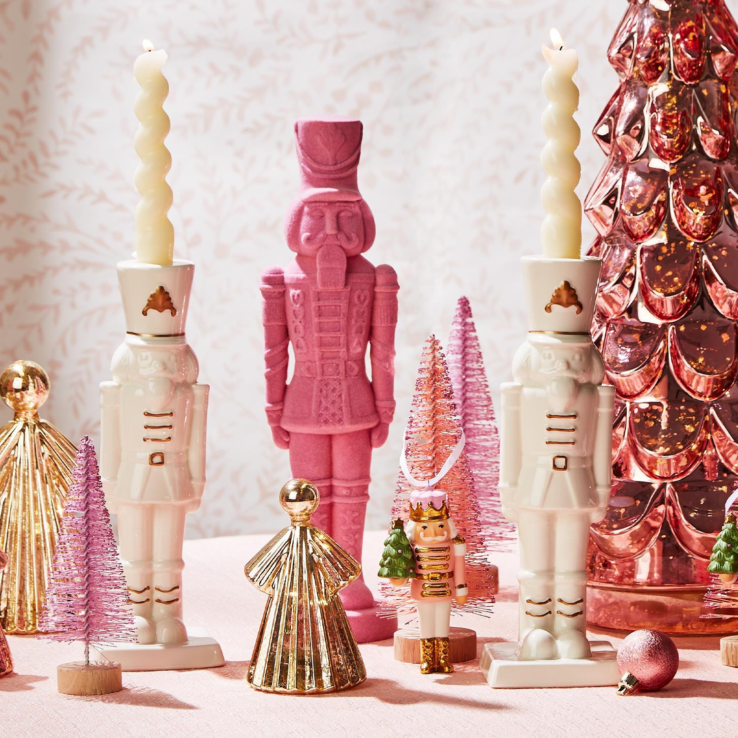 Nutcracker Taper Candle Holder