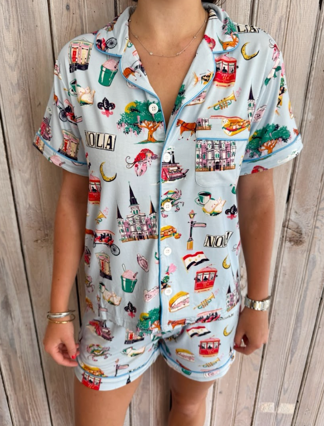 Nola Icon Pjs Blue