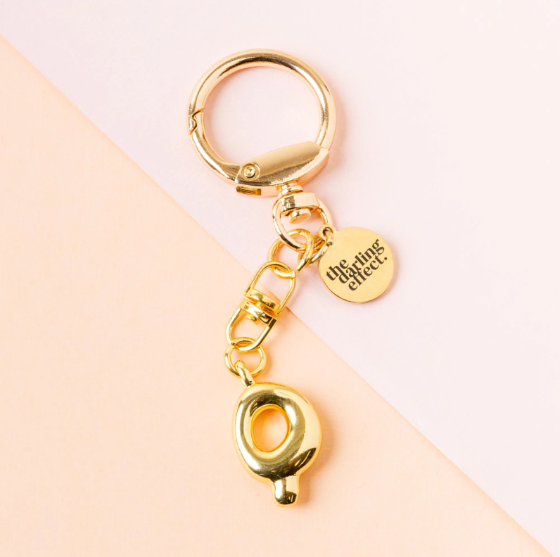 Bubble Letter Keychain