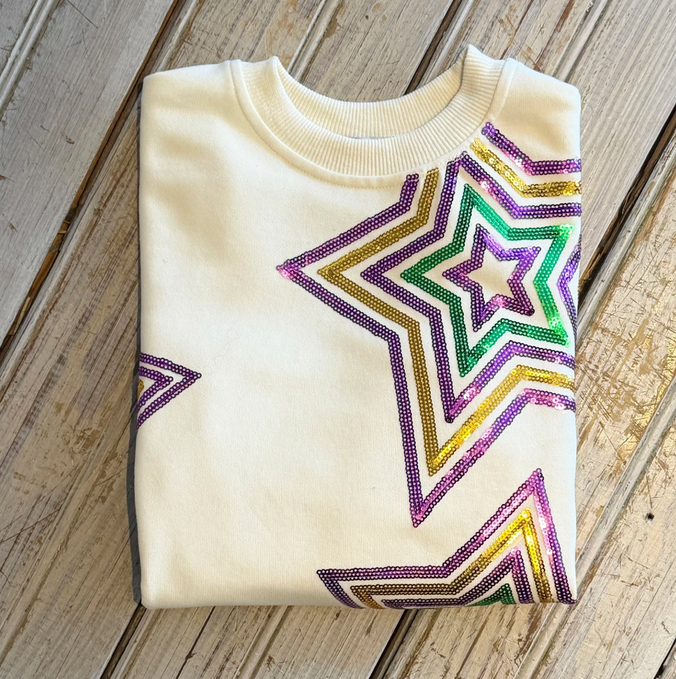 Mardi Star Kids Sweatshirt