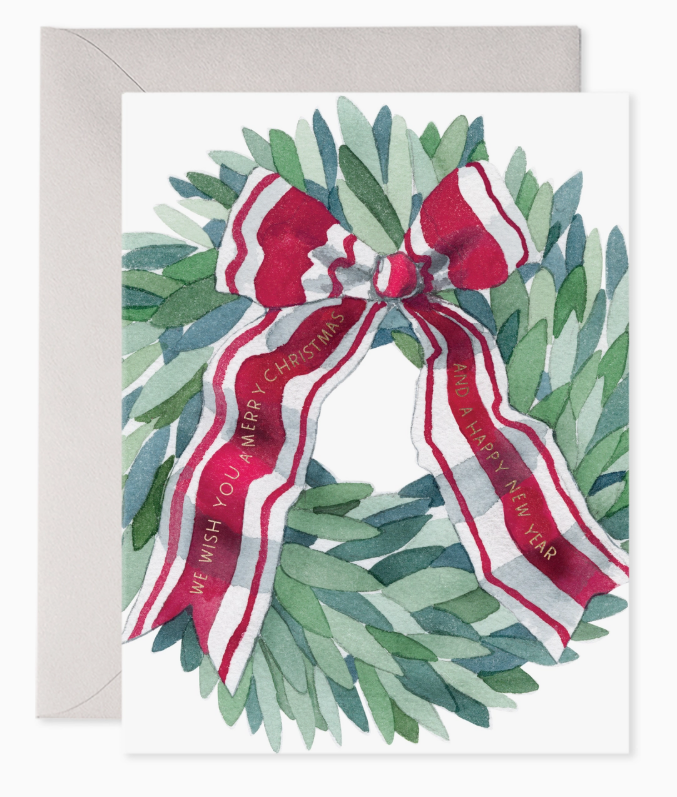 Holiday - Laurel Wreath Greeting Card