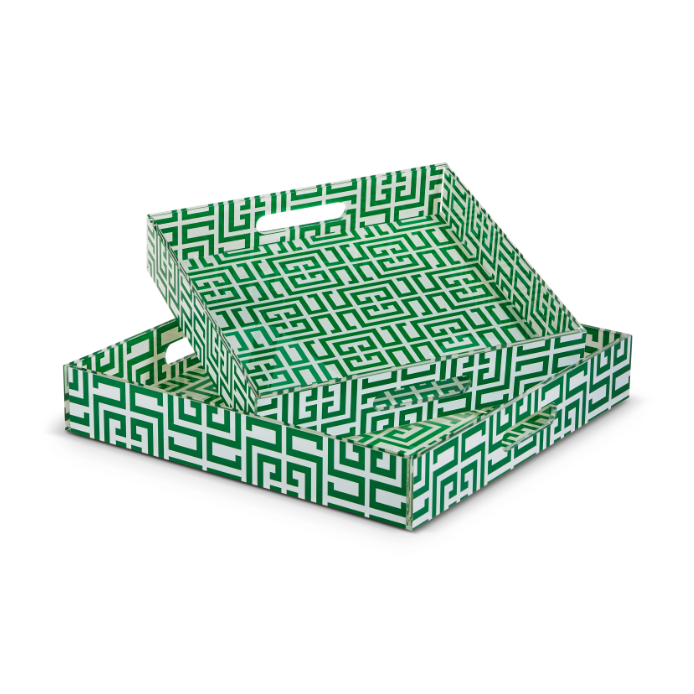 Green Greek Tray - Lg (FINAL SALE)