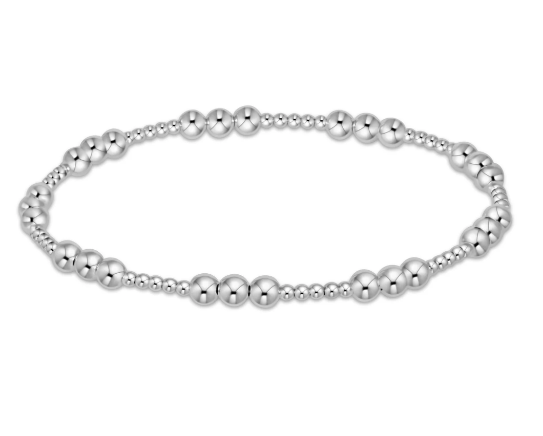 Classic Joy Pattern 4mm Sterling Silver