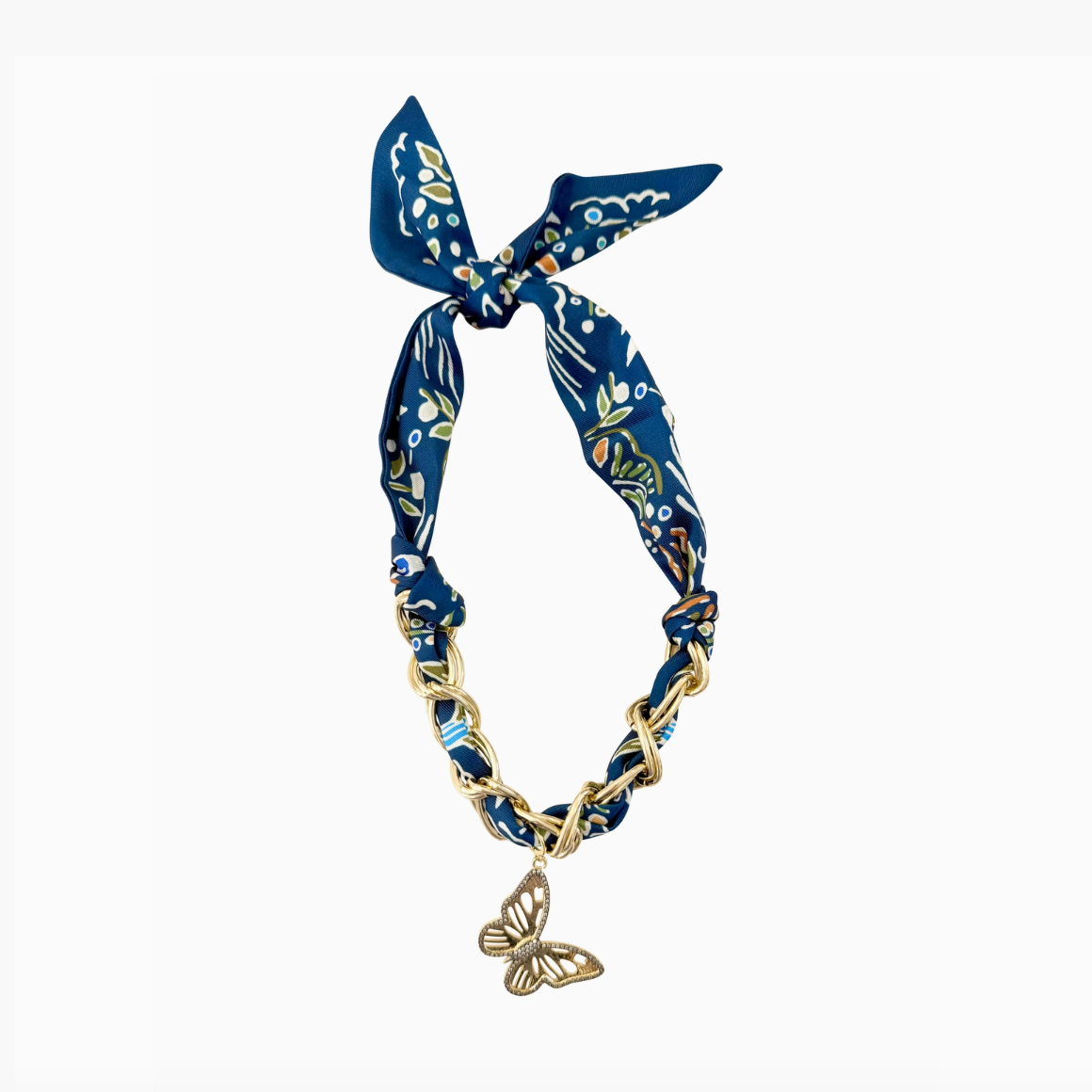 Reed Scarf Chain Necklace
