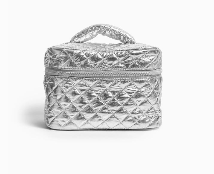 Silver Cosmetic Case