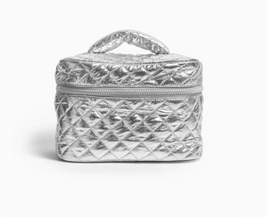 Silver Cosmetic Case