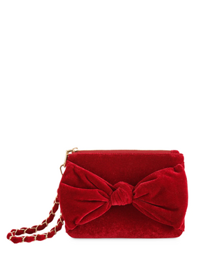 Bea Bow Wristlet- Wine