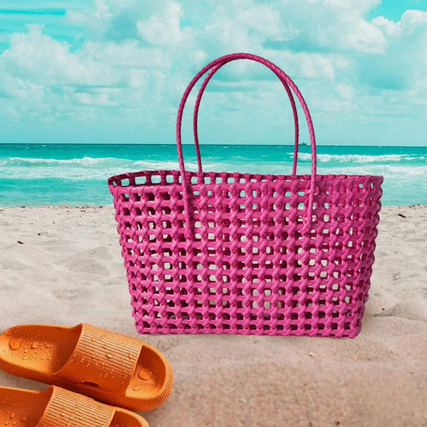 Jelly Tube Tote - Pink