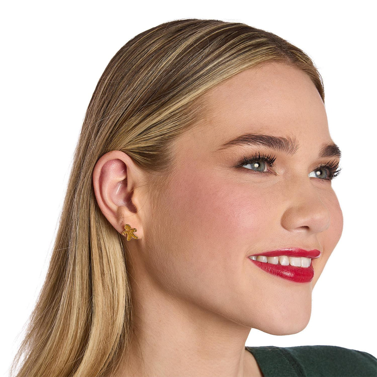 Santa Enamel Stud Earrings