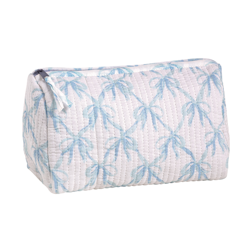 White Bow Block Print Case