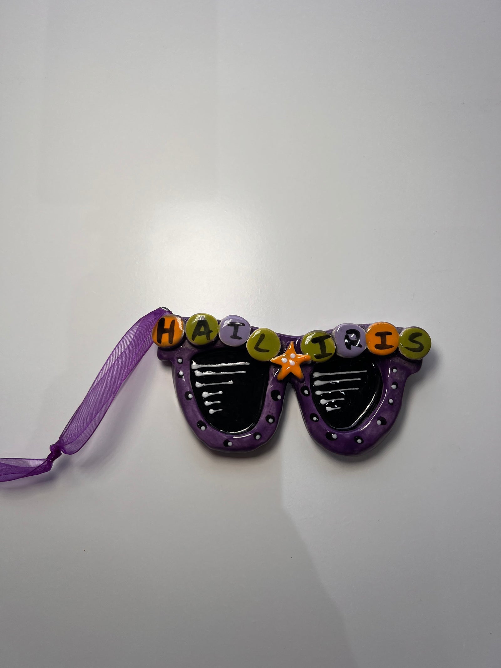 Ceramic Orn - Hail Iris