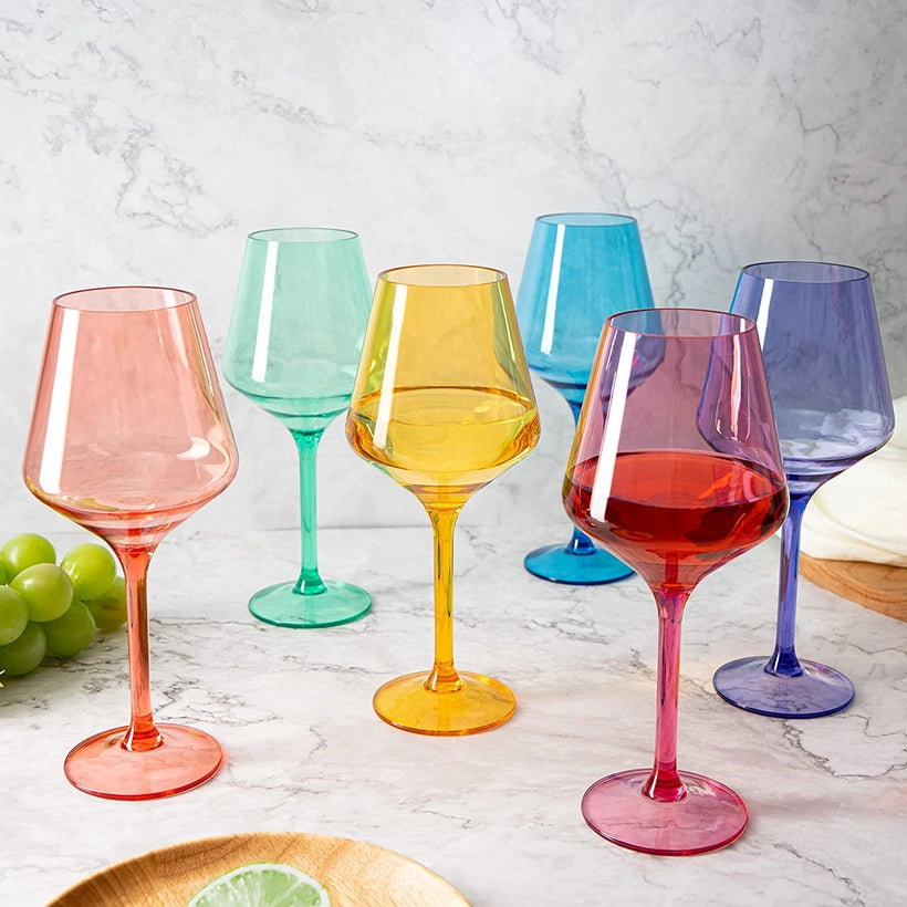 Acrylic Wine Glass Set