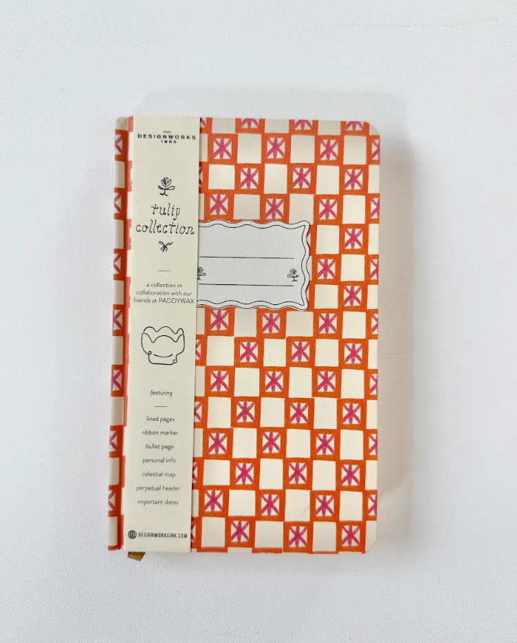 Orange Checkered Journal