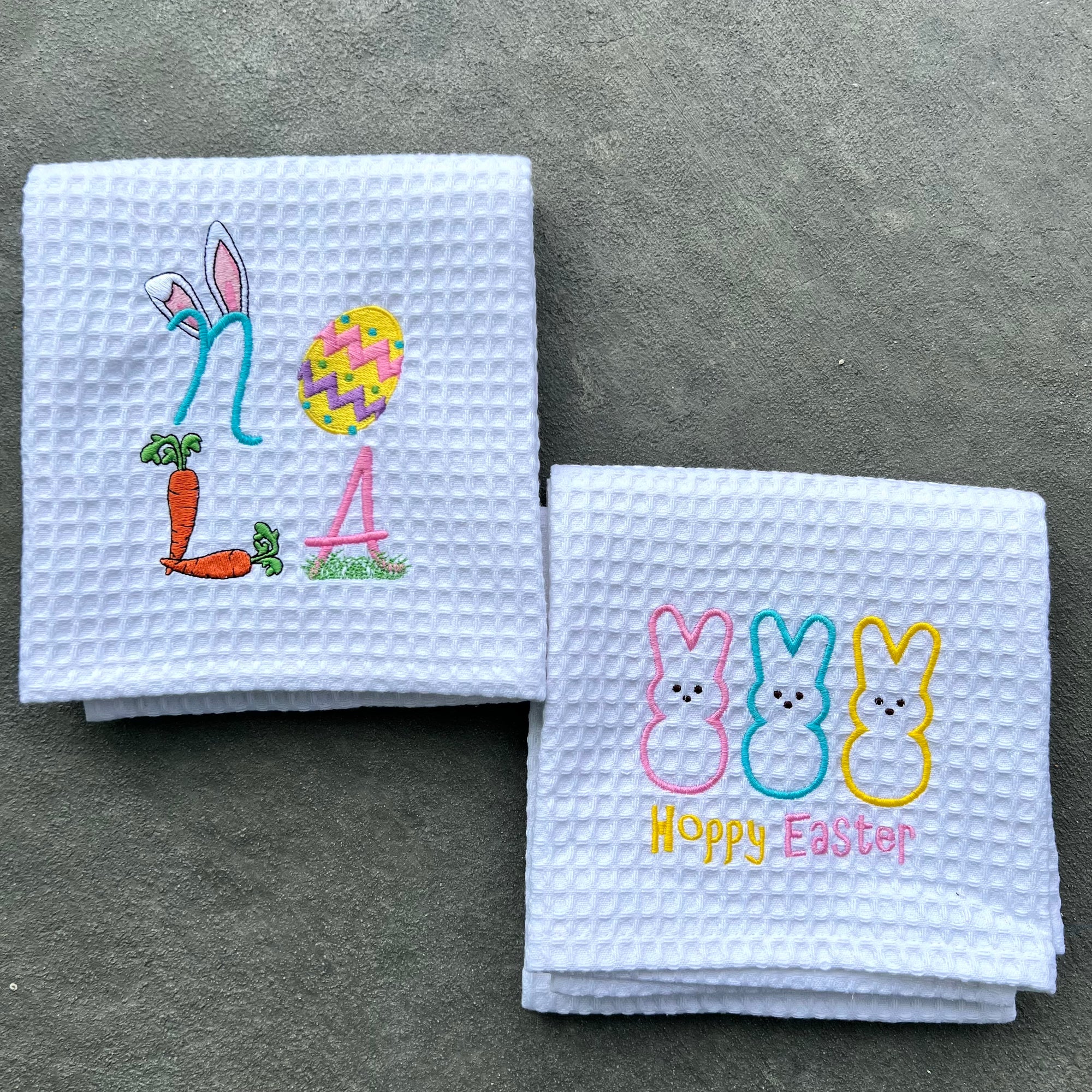 Easter Waffle Towel