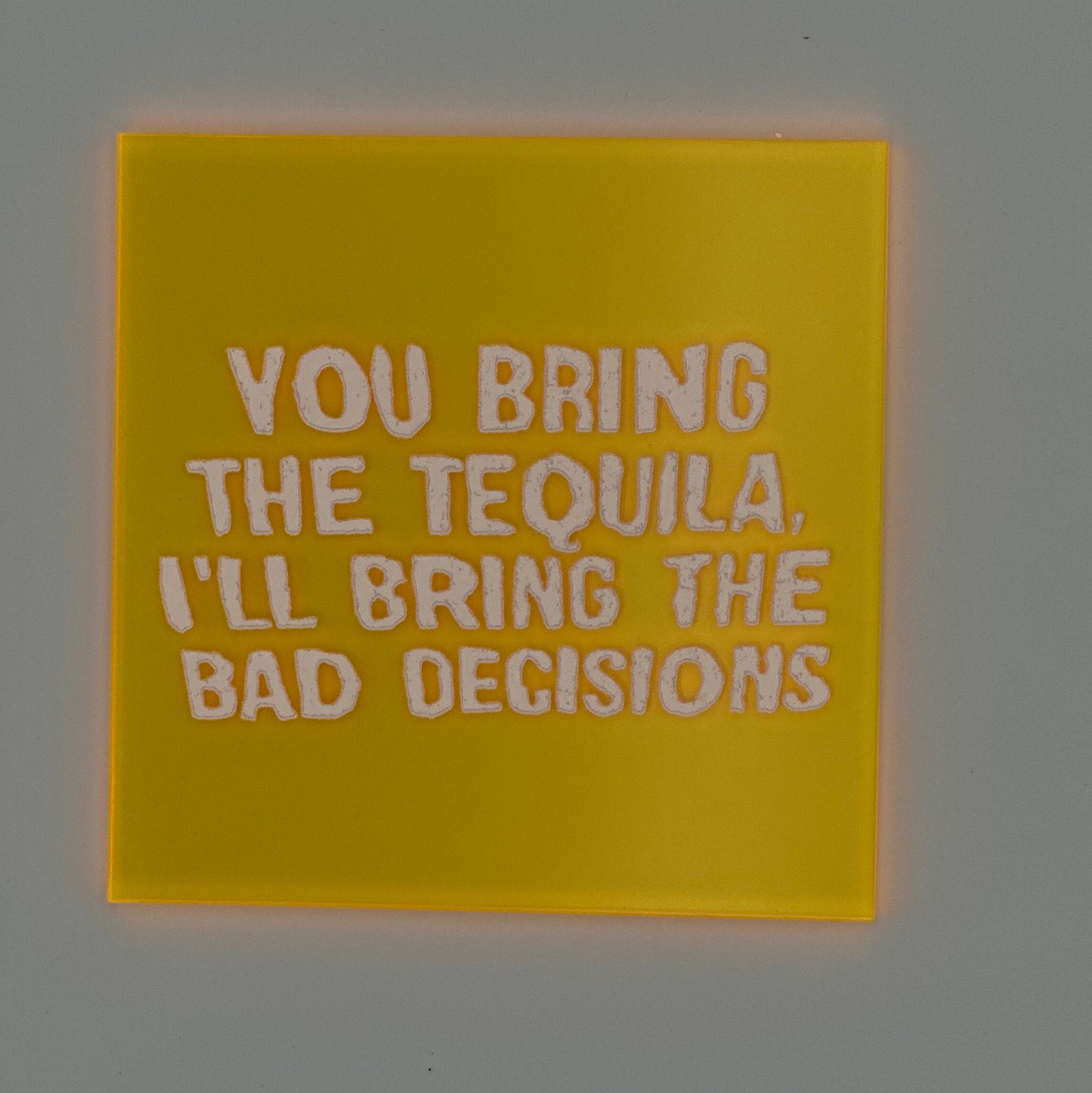 Tequila Acrylic Block