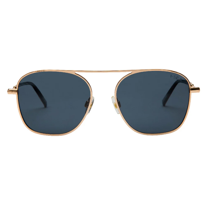 Beckett Sunglass- Gold/Smoke
