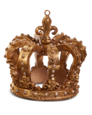 Gold Crown Ornament - Majesty