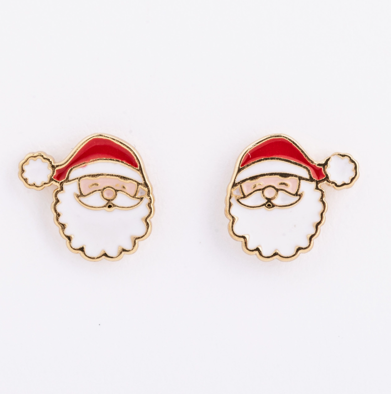Santa Earrings